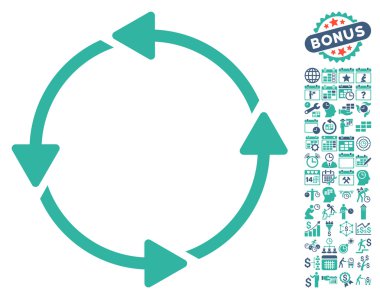 Bonus döndürme Ccw simgesi