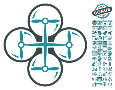 Bonus ile dron vida simgesi