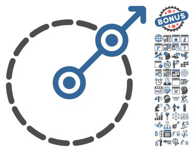 Bonus ile yuvarlak alan çıkış simgesi