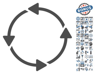 Bonus döndürme Ccw simgesi
