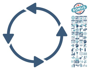 Bonus döndürme Ccw simgesi