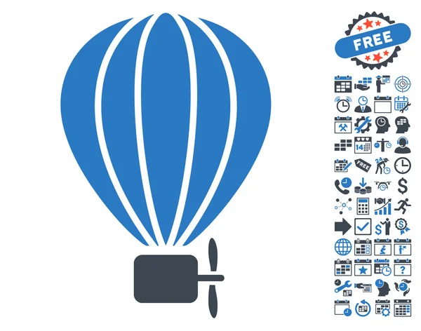 Aerosolen ballong ikonen med Bonus — Stock vektor