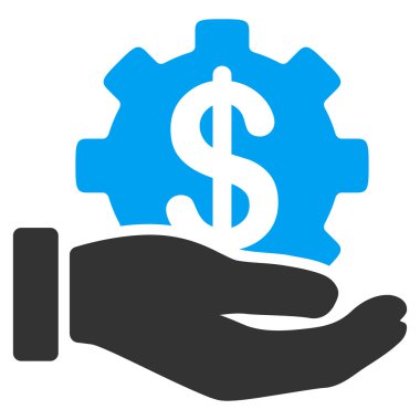 Geliştirme hizmet düz simgesi