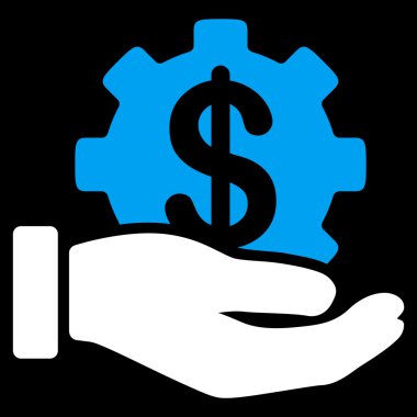 Geliştirme hizmet düz simgesi