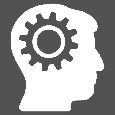 Akıl vites düz simgesi