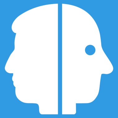 Çift yüzlü düz simgesi