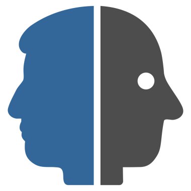 Çift yüzlü düz simgesi