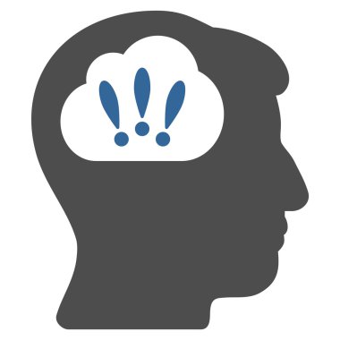 Sorun beyin fırtınası düz simgesi