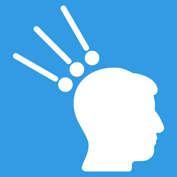 Connecteurs de test de tête Flat Icon — Image vectorielle