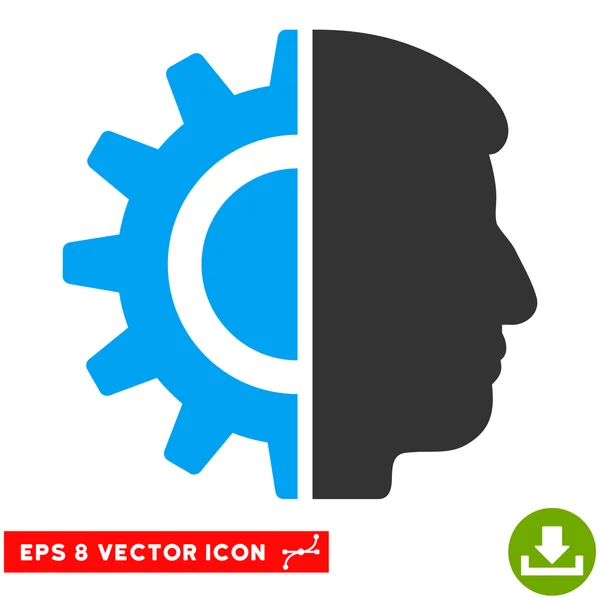 Androide Robotik Vektor eps Symbol — Stockvektor