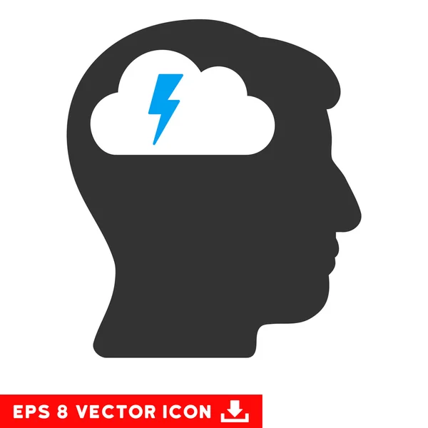 Brainstorming Vector Eps Ícone — Vetor de Stock