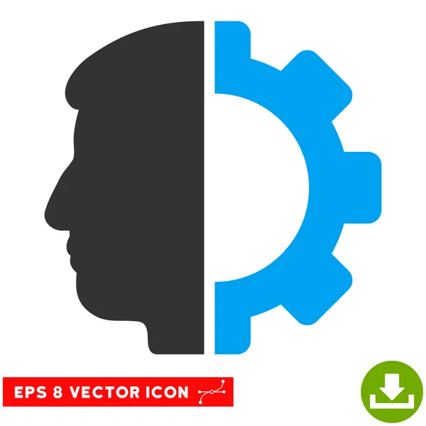 Androidkopfvektor eps-Symbol — Stockvektor