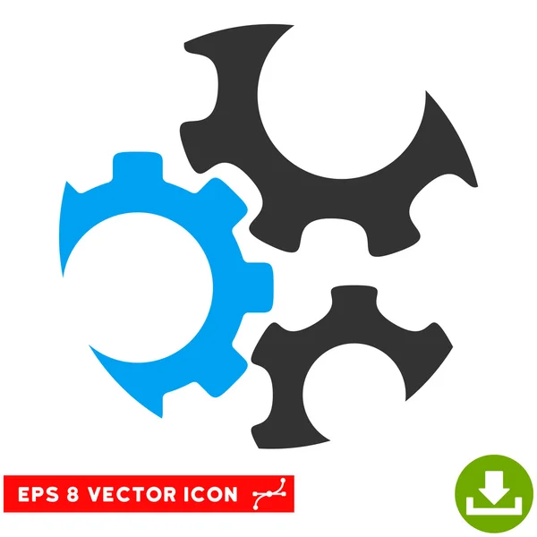 Mechanika fogaskerekek vektoros Eps-ikon — Stock Vector