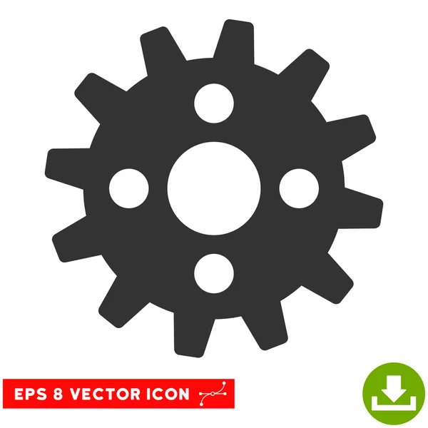 Cogwheel Vector Eps Icon — Stock Vector