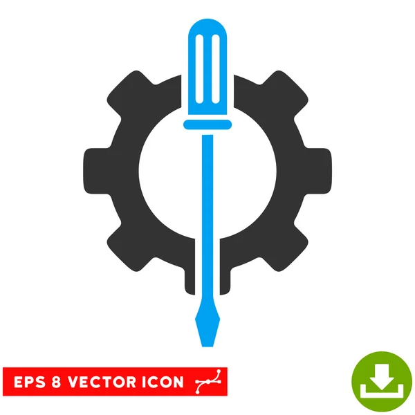 Tuning-Optionen Getriebevektor eps-Symbol — Stockvektor