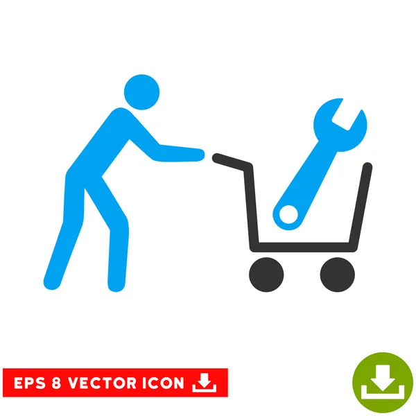 Herramientas Compras Vector Eps Icono — Vector de stock