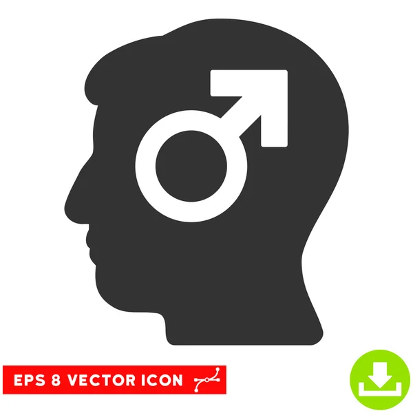 Mind Potency Vector Eps Icon — Stock Vector