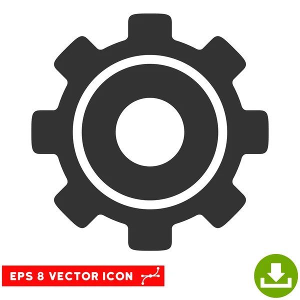 Cog Vector Eps Icon — Stock Vector