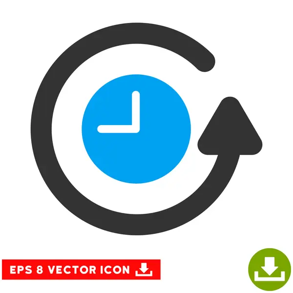 Uhr-Vektor-eps-Symbol wiederherstellen — Stockvektor