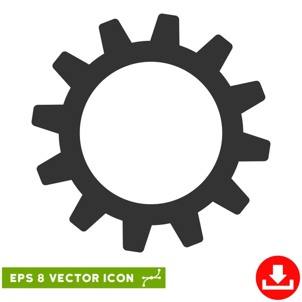 Zahnradvektor eps-Symbol — Stockvektor