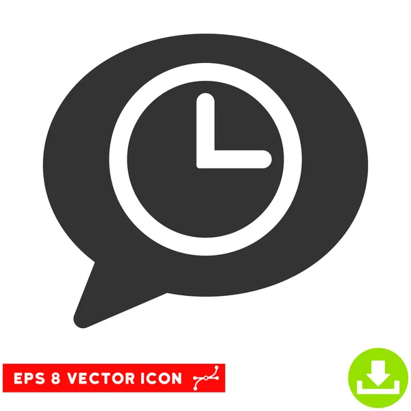 Message Heure vectoriel Eps Icône — Image vectorielle