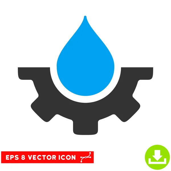 Serviço de água Vector Eps Icon — Vetor de Stock