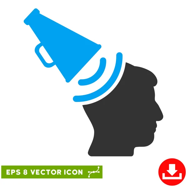 Propagande mégaphone vecteur Eps icône — Image vectorielle