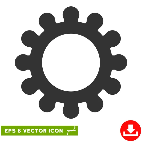 Rädchen-Vektor eps-Symbol — Stockvektor