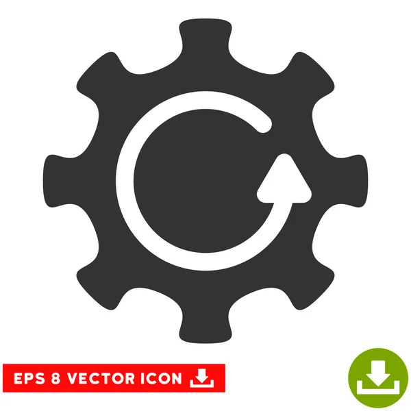 Cog Dirección de rotación Vector Eps Icono — Archivo Imágenes Vectoriales