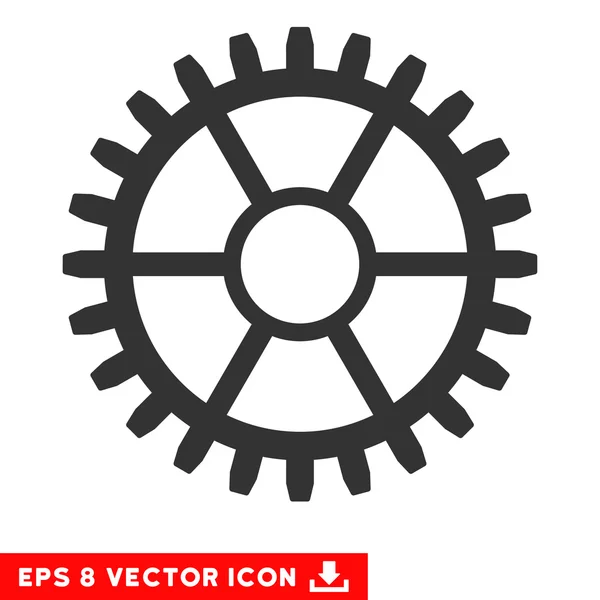 Relógio Wheel Vector Eps Ícone — Vetor de Stock
