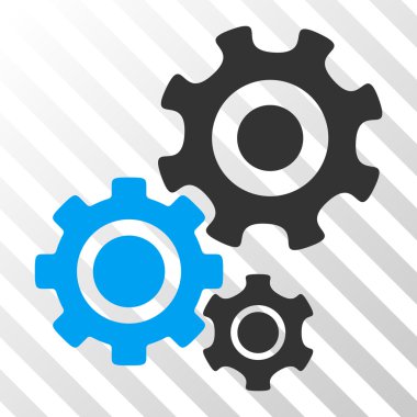 Dişli mekanizması vektör simgesi