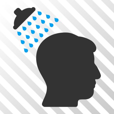 Kafa duş vektör simgesi