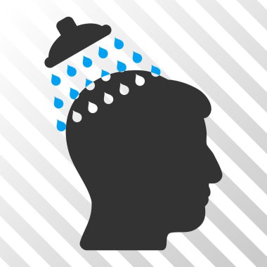 Kafa duş vektör simgesi