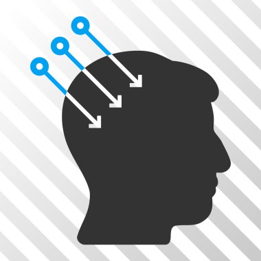 Sinirsel arayüz konektörleri vektör simgesi