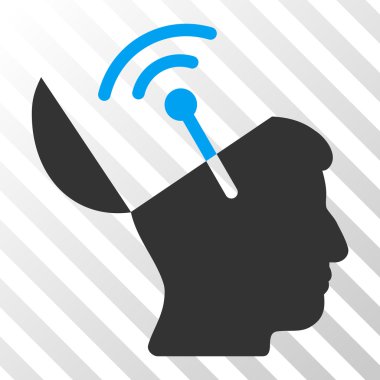 Açık fikirli radyo arayüzü vektör simgesi