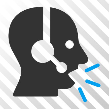 Operatör ileti vektör simgesi