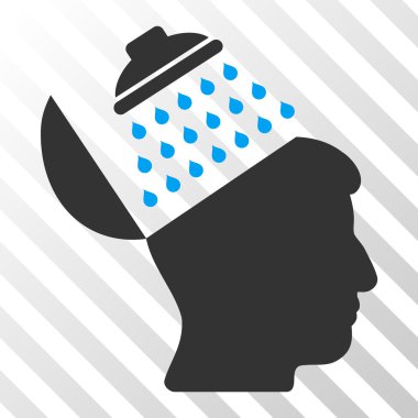 Propaganda beyin duş vektör simgesi