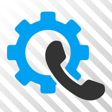 Telefon yapılandırma vektör simgesi