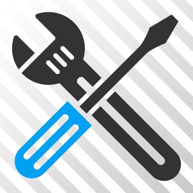 Somun anahtarı ve tornavida vektör simgesi