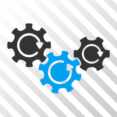 Şanzıman vites döndürme vektör simgesi