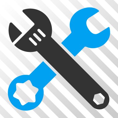 İngiliz anahtarları vektör simgesi