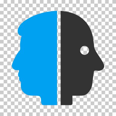 Çift yüzlü vektör simgesi