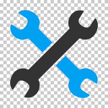 İngiliz anahtarları vektör simgesi