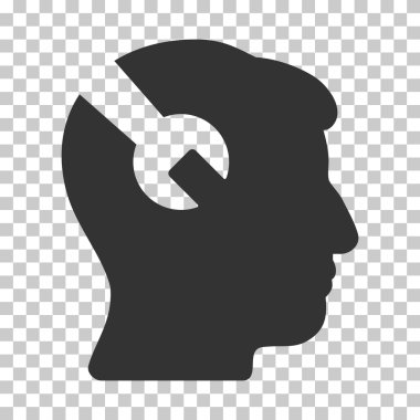 Kafa cerrahi anahtar vektör simgesine