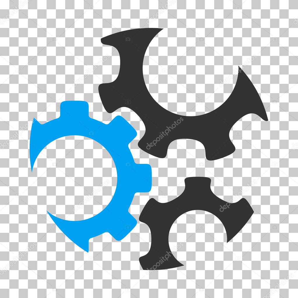 Mechanics Gears Vector Icon