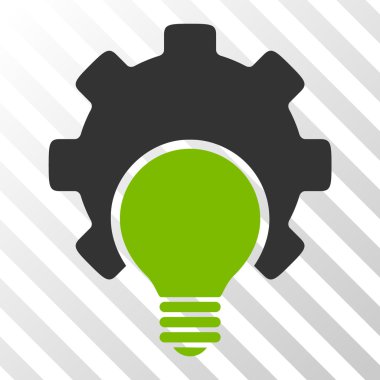 Ampul yapılandırma dişli vektör simgesi