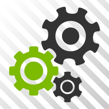 Dişli mekanizması vektör simgesi