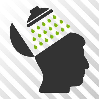 Propaganda beyin duş vektör simgesi