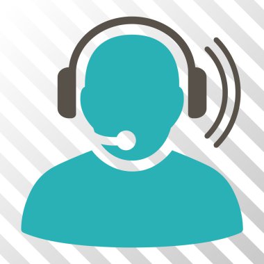 Operatör sinyal vektör simgesi