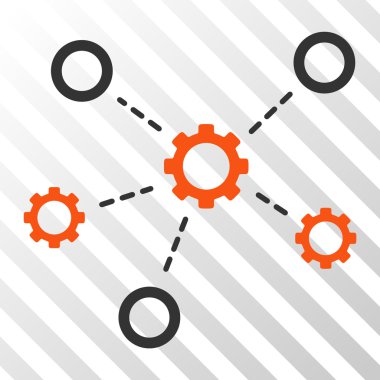 Gears'ı ilişkileri vektör simgesi
